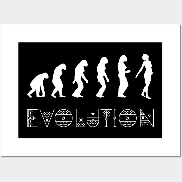 Evolution is Female Wall Art by Lucia